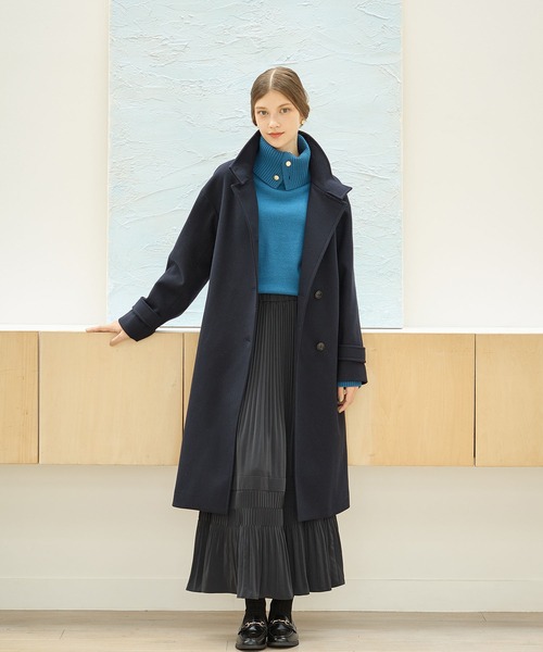 LE SOUK HOLIDAY（ルスークホリデー） ノーカラーコート コート