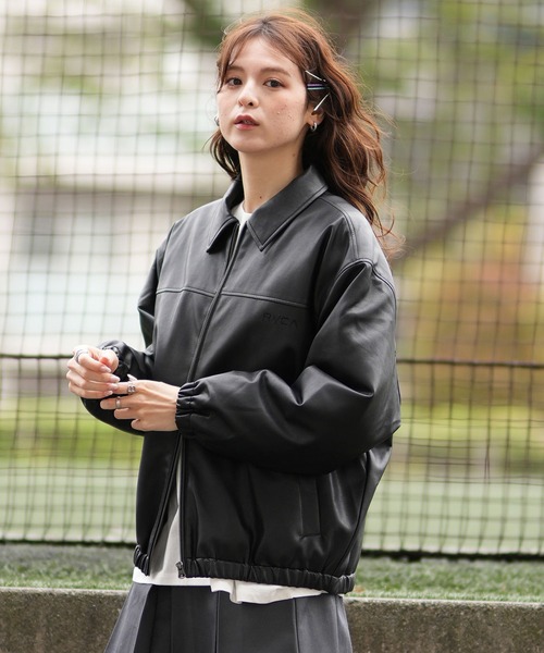 RVCA（ルーカ） レザージャケット ライダース ライダースジャケット