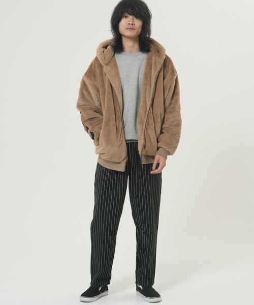 ファーブルゾン CORISCO ブルゾン アウター バックロゴファーブルゾン(M1