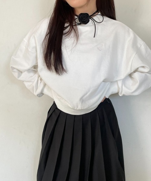 トレーナー スウェット hugi LOGO SWEAT/hugiオリジナルロゴスウェット レディース