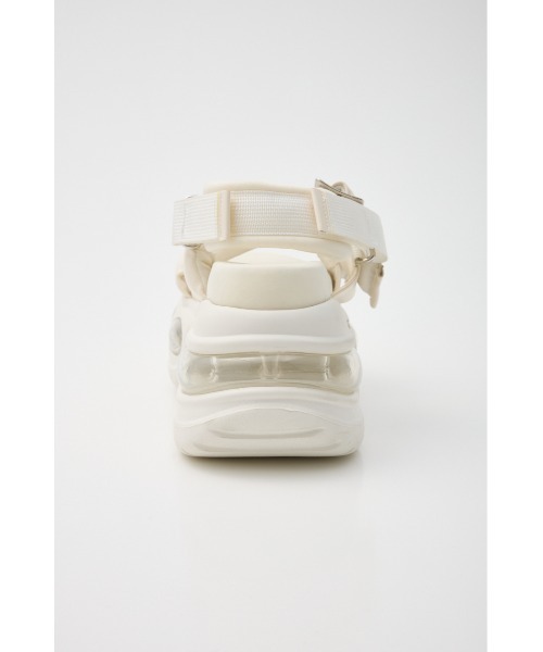 SLY 　スライ　厚底　エア　エアーボリュームソールサンダル　ホワイト　L SLY サンダル AIR VOLUME SOLE BELT SANDAL エアー ボリューム