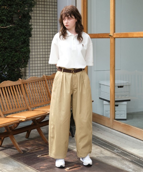 MONO-MART LADY'S」 半袖ポロシャツ FREE オフホワイト