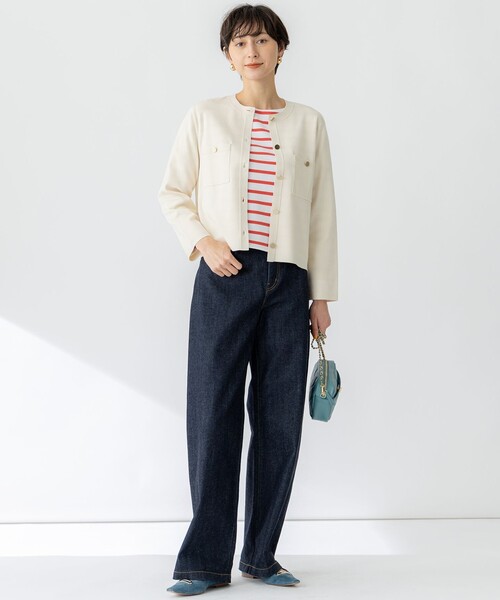 23区（ニジュウサンク） カーディガン 「洗える」コンフォート