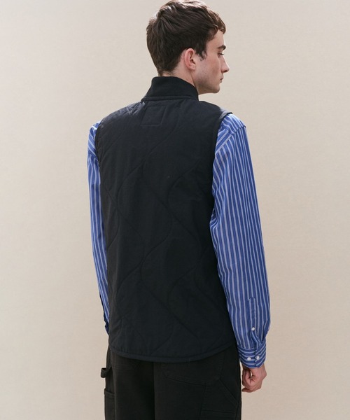 LAVENHAM ベスト ジレ Stud Front Bomber Gilet Mens / スタッド
