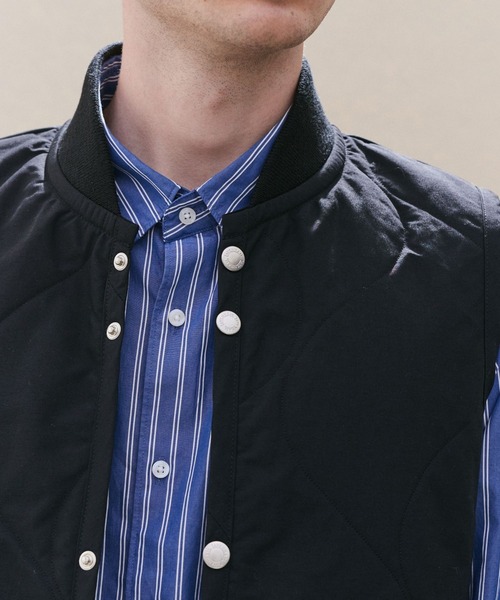 LAVENHAM ベスト ジレ Stud Front Bomber Gilet Mens / スタッド