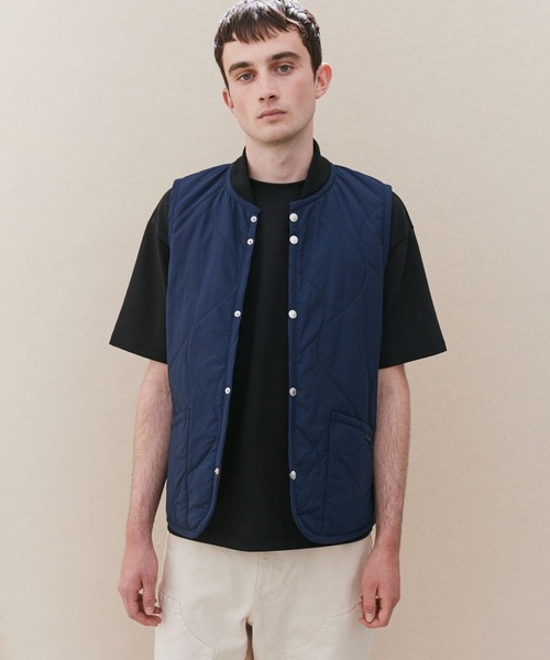 LAVENHAM ベスト ジレ Stud Front Bomber Gilet Mens / スタッド