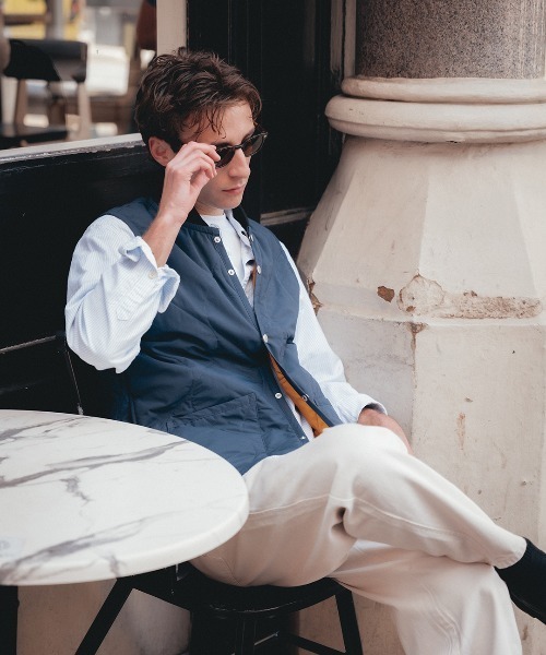 LAVENHAM ベスト ジレ Stud Front Bomber Gilet Mens / スタッド