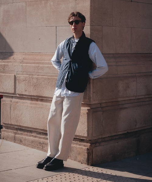 LAVENHAM ベスト ジレ Stud Front Bomber Gilet Mens / スタッド