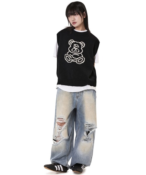 ベスト ジレ 「OY/オーワイ」 DOLLY KINT VEST/オードリーニットベスト レディース メンズ OY ベスト ジレ 「OY/オーワイ」 DOLLY KINT VEST/オードリー