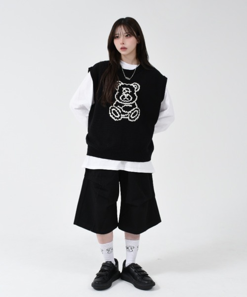 ベスト ジレ 「OY/オーワイ」 DOLLY KINT VEST/オードリーニットベスト レディース メンズ OY ベスト ジレ 「OY/オーワイ」 DOLLY KINT VEST/オードリー