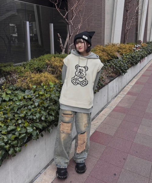 ベスト ジレ 「OY/オーワイ」 DOLLY KINT VEST/オードリーニットベスト レディース メンズ OY ベスト ジレ 「OY/オーワイ」 DOLLY KINT VEST/オードリー