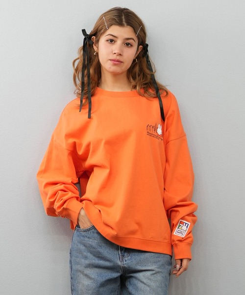 tシャツ Manhattan Portage ｘ miffy skyline コラボ ロンT MP-L157 レディース Manhattan Portage tシャツ x miffy skyline コラボ ロンT MP