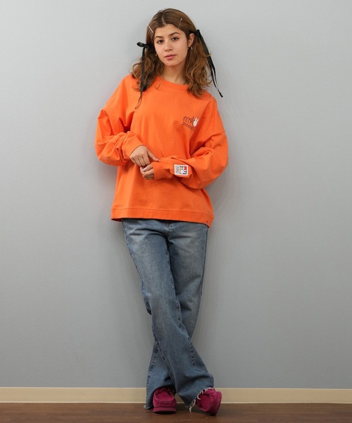 tシャツ Manhattan Portage ｘ miffy skyline コラボ ロンT MP-L157 レディース Manhattan Portage tシャツ x miffy skyline コラボ ロンT MP