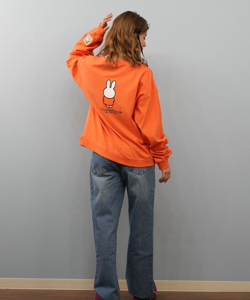 tシャツ Manhattan Portage ｘ miffy skyline コラボ ロンT MP-L157 レディース Manhattan Portage tシャツ x miffy skyline コラボ ロンT MP