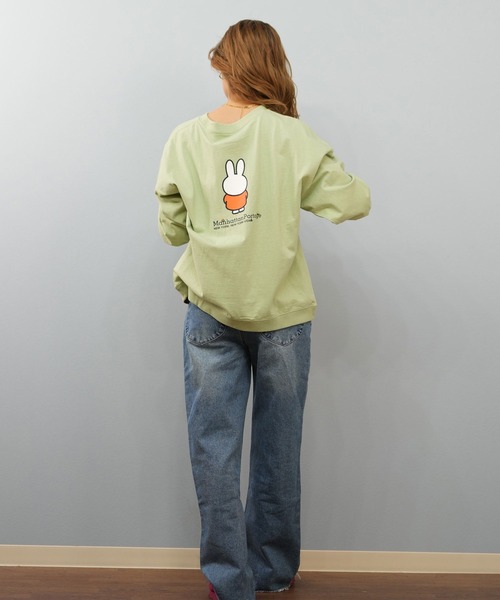 tシャツ Manhattan Portage ｘ miffy skyline コラボ ロンT MP-L157 レディース Manhattan Portage tシャツ x miffy skyline コラボ ロンT MP