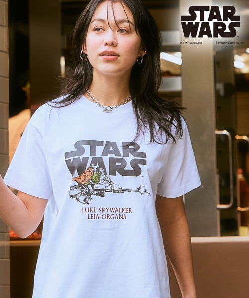 STAR WARS（スター・ウォーズ） tシャツ 「大きいサイズ」 プリント綿 