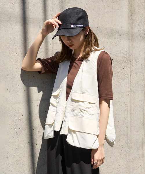 【美品】CHANEL メッシュキャップ Champion キャップ 帽子 「Champion」182-0043 シートワークメッシュ