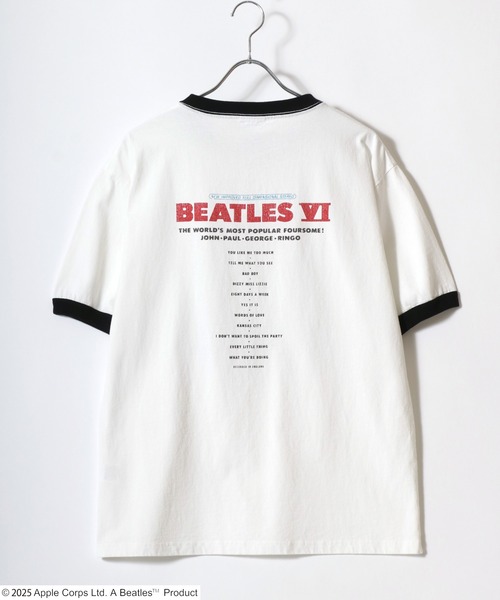 ☆入手困難☆ ビートルズ リンゴ・スター【L】Tシャツ 半袖 両面プリント 白 The Beatles tシャツ 2025SS THE Beatles/ザ・ビートルズ