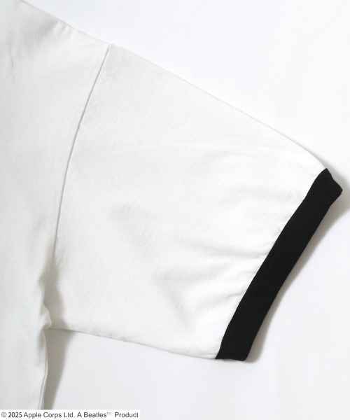 ☆入手困難☆ ビートルズ リンゴ・スター【L】Tシャツ 半袖 両面プリント 白 新品 エモい リンゴ スター ビートルズ Tシャツ BEATLESの通販