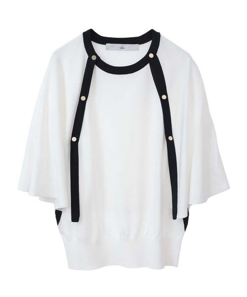 Tiara ニット セーター 2WAYケープニット レディース : ZOZOTOWN