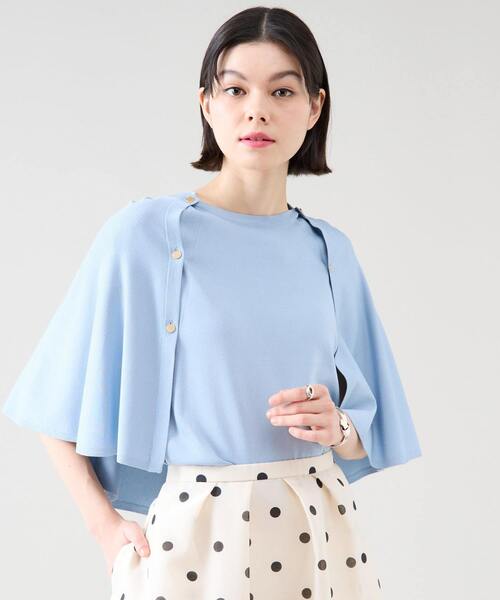 Tiara ニット セーター 2WAYケープニット レディース : ZOZOTOWN