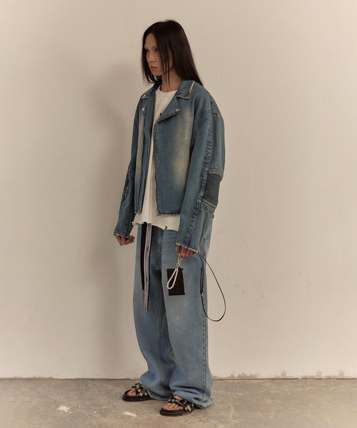 LIBERE（リベーレ） デニムジャケット gジャン リベーレ / WIDE DENIM