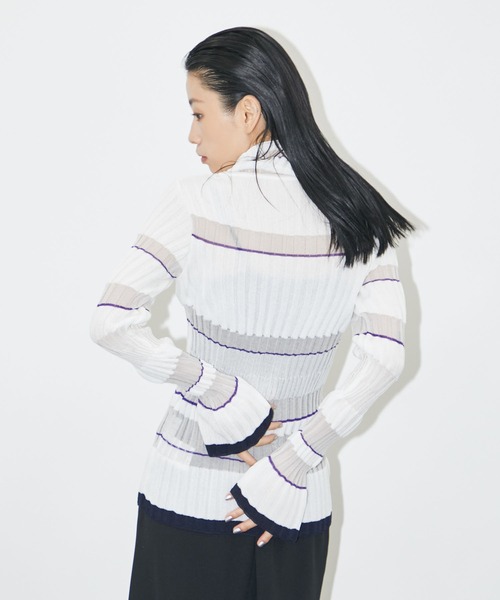 「UNITED TOKYO」 長袖ニット 1 ブラック レディース UNITED TOKYO 「UNITED TOKYO」 長袖ニット 1 ブラック