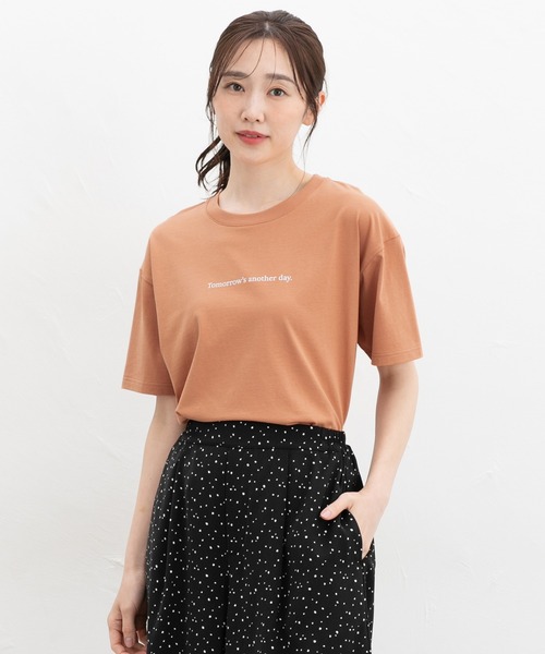Honeys tシャツ 「ハニさら・接触冷感・UVカット」きれいめ