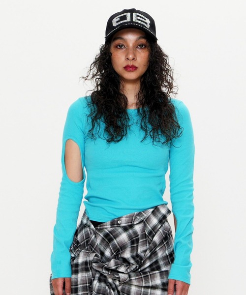 tシャツ CUTOUT TOP レディース