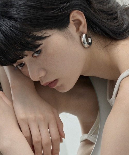 rin様用　チエコ　フープイヤリング CHIGNON 】ドロップフープイヤリング | valance 福井｜レディース
