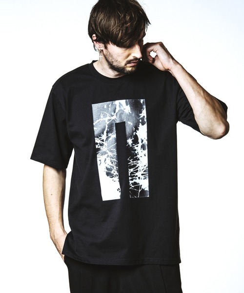【NOiD】Tシャツ XL NO ID. tシャツ グラフィックロゴプリントBIG-Tシャツ メンズ