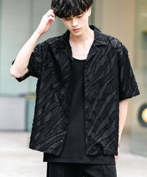 トクコ　ゼブラ柄オーバーサイズカットソー 柄シャツ ゼブラ柄 アニマル柄[品番：DCTW0003627]｜Decorative