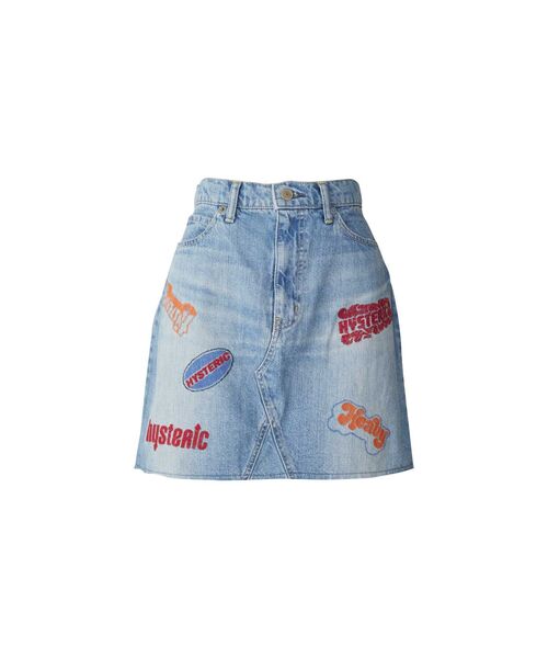 HYSTERIC GLAMOURデニムスカート HYSTERIC GIRLS スリットデニムロングスカート|HYSTERIC GLAMOUR