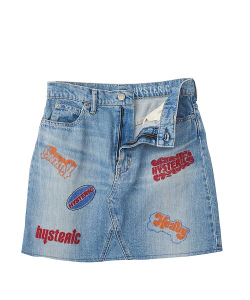 HYSTERIC GLAMOUR 「HYSTERIC GLAMOUR」 デニムスカート 25inch