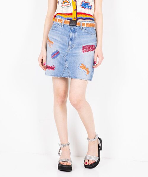 HYSTERIC GLAMOUR 「HYSTERIC GLAMOUR」 デニムスカート 25inch
