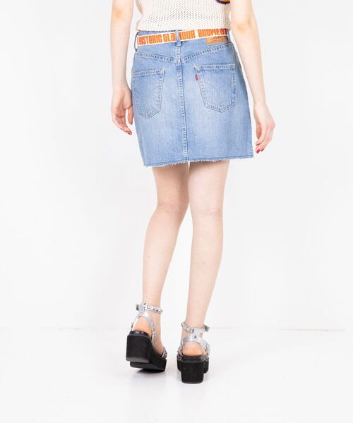 HYSTERIC GLAMOUR ヒステリックグラマー デニム ミニスカート バックレースアップ マイクロミニデニムスカート|HYSTERIC