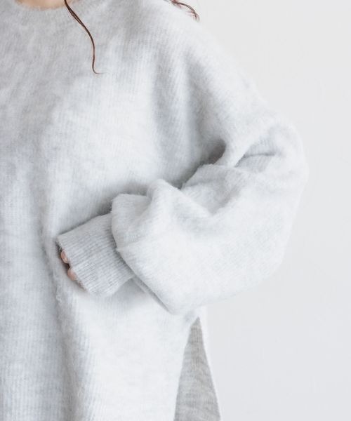 「mysty woman」 長袖ニット FREE ブルー レディース_画像6