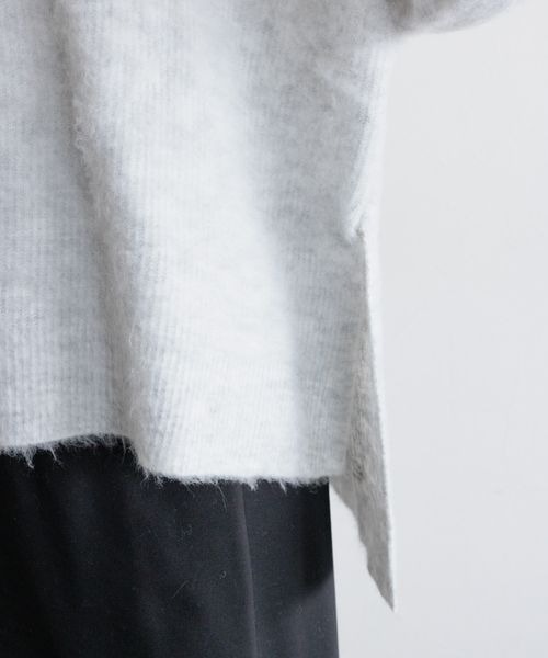 「mysty woman」 長袖ニット FREE ブルー レディース_画像7