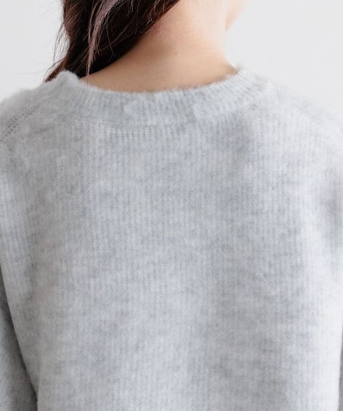 「mysty woman」 長袖ニット FREE ブルー レディース_画像8