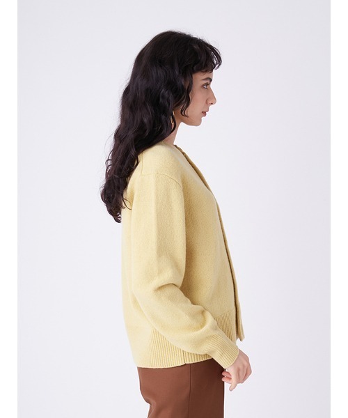 「Mila Owen」 ニットカーディガン 0 イエロー レディース_画像10