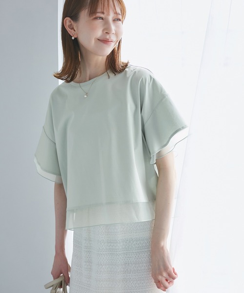 ROPE' PICNIC（ロペ ピクニック） tシャツ 半袖 70シルケットシアー