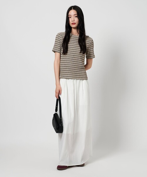 ビューティーアンドユース シャーリング ボーダー Tシャツ BEAUTY＆YOUTH UNITED ARROWS tシャツ シャーリング ボーダー T