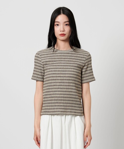 ビューティーアンドユース シャーリング ボーダー Tシャツ BEAUTY&YOUTH UNITED ARROWS tシャツ シャーリング ボーダー T