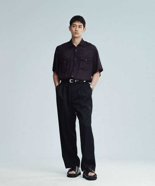 ADAM ET ROPE' サンダル ウエスタンバックルサンダル メンズ