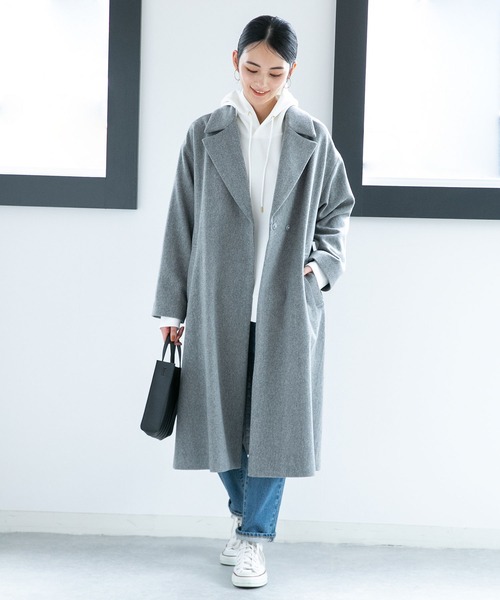 NANO universe（ナノ・ユニバース） チェスターコート FREE ライト