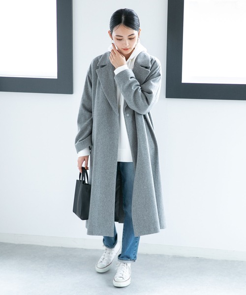 NANO universe（ナノ・ユニバース） チェスターコート FREE ライト