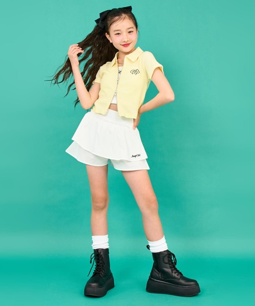 その他 ANAP GIRL ANAP GiRL tシャツ ダブルジップリブトップス(キッズお揃い
