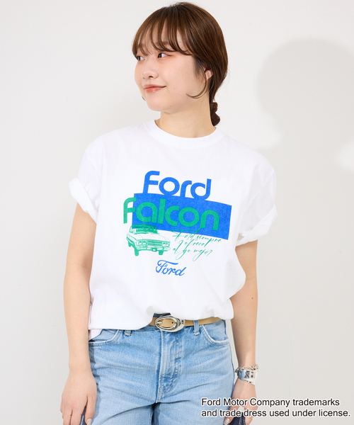 tシャツ 「追加2」GOOD ROCK SPEED SLOBE別注 FORD FALCON TEE レディース GOOD ROCK SPEED tシャツ 「追加2」GOOD SLOBE別注 FORD FALCON
