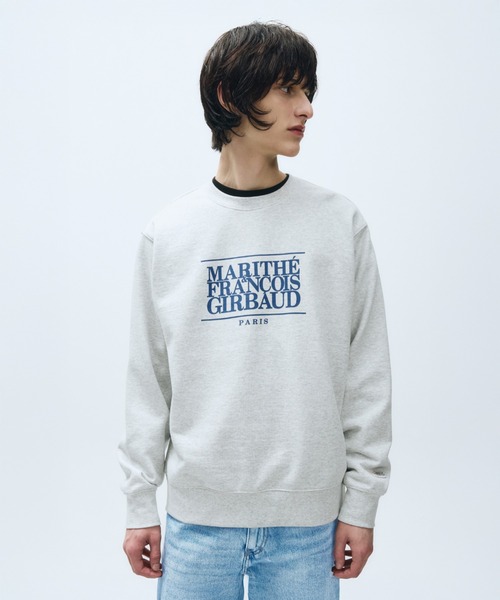 スウェット・トレーナー MARITHE CLASSIC LOGO SWEATSHIRT 4BFK955 MARITHE CLASSIC LOGO SWEATSHIRT 4BFK955 (Marithe + Francois