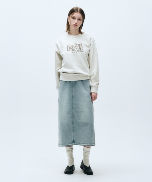 スウェット・トレーナー MARITHE CLASSIC LOGO SWEATSHIRT 4BFK955 MARITHE + FRANCOIS GIRBAUD トレーナー スウェット CLASSIC